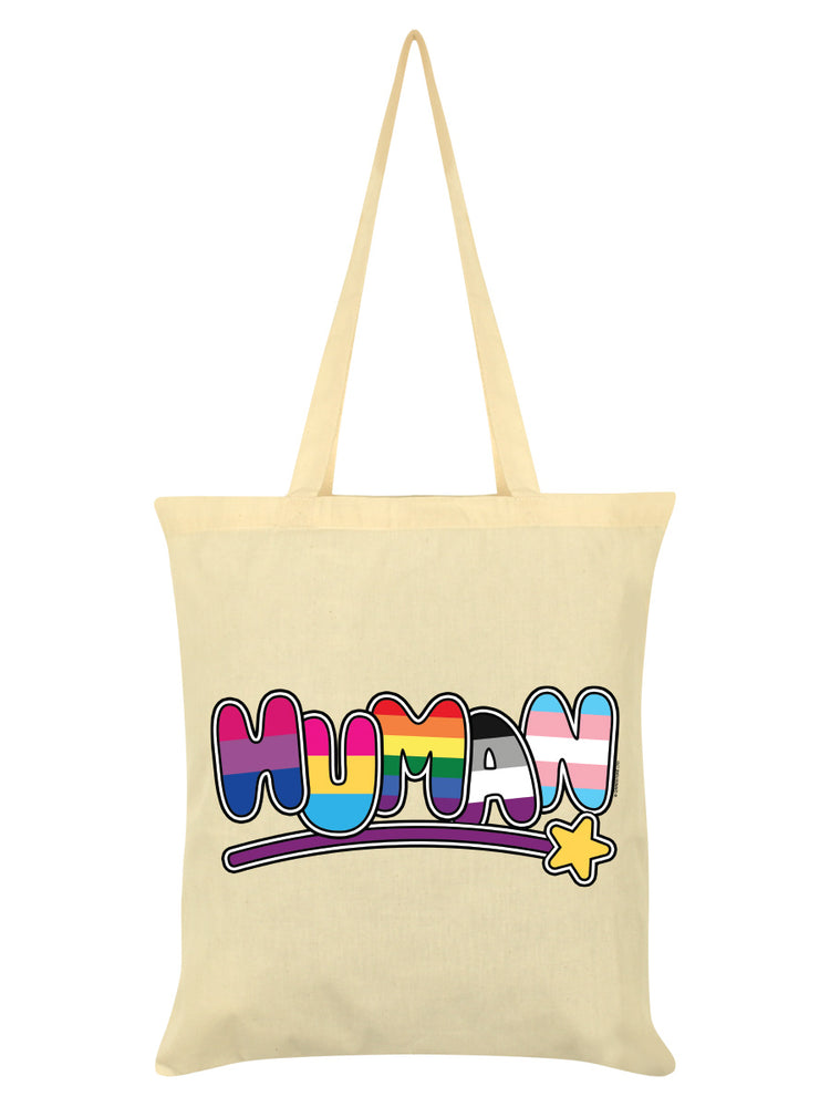 Human and Proud Cream Tote Bag