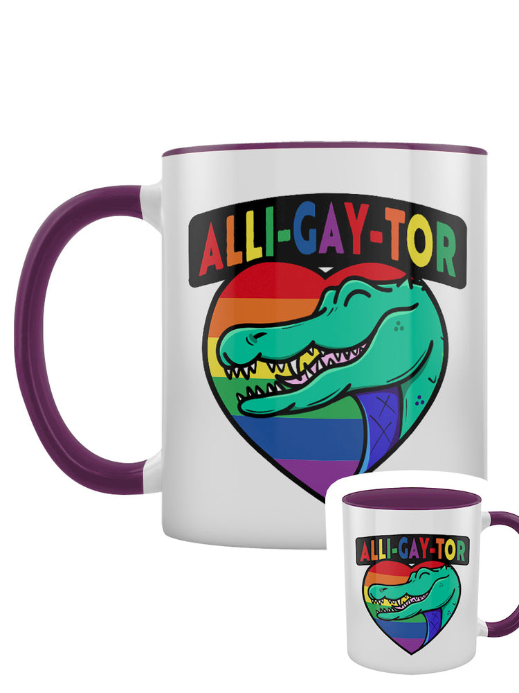 Alli-Gay-Tor Purple Inner 2-Tone Mug