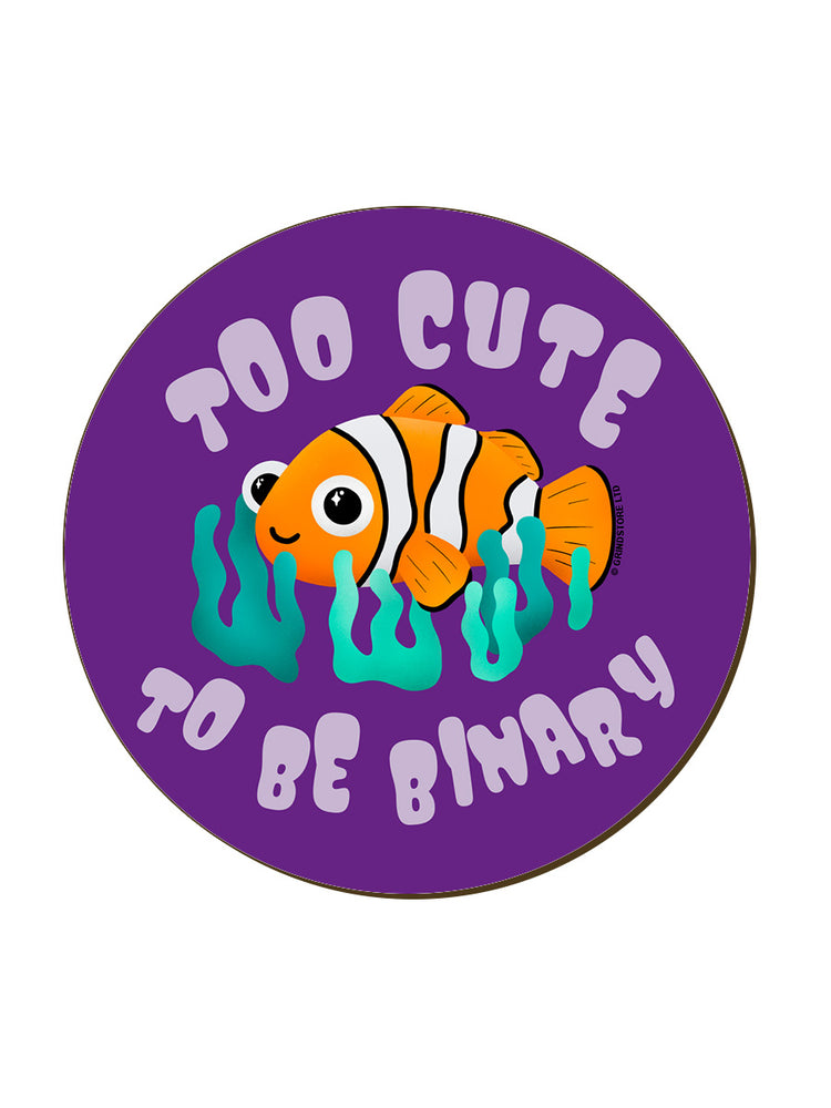 Too Cute To Be Binary! Coaster