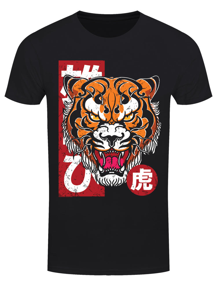 Unorthodox Collective Tiger Tattoo Men's Black T-shirt