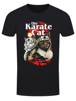 Horror Cats The Karate Cat Men's Black T-Shirt