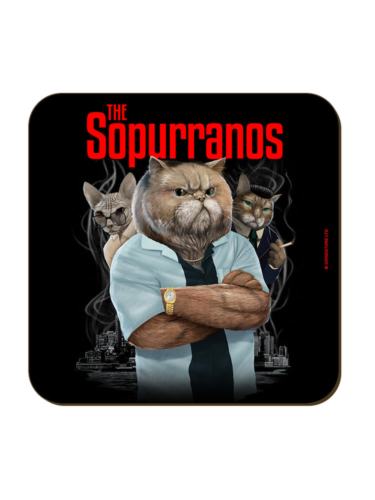 Horror Cats The Sopurranos Coaster