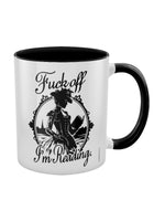 Fuck Off I'm Reading Black Inner 2-Tone Mug