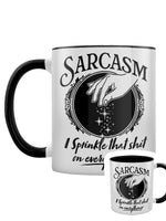 Sarcasm, I Sprinkle That Shit On Everything Black Inner 2-Tone Mug