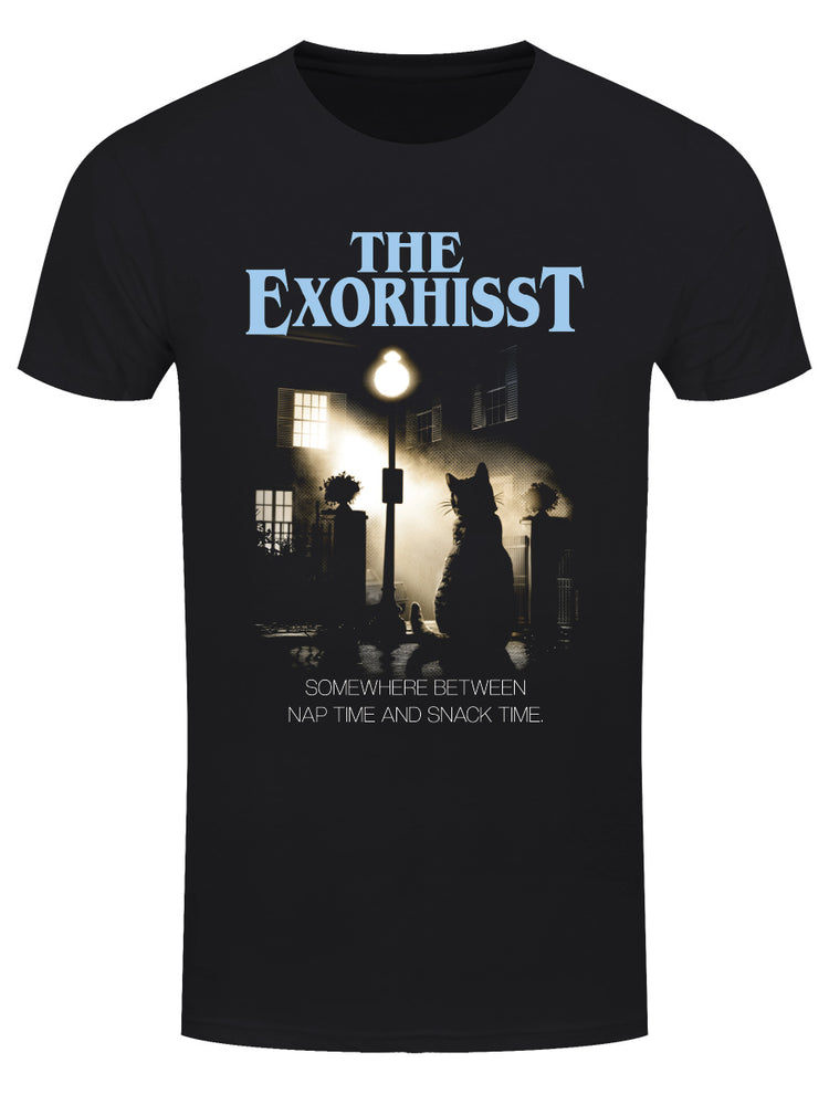 Horror Cats The Exorhisst Men's Black T-Shirt