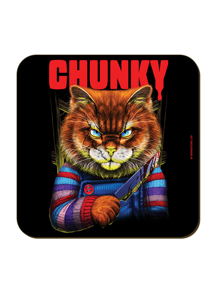 Horror Cats Chunky Coaster