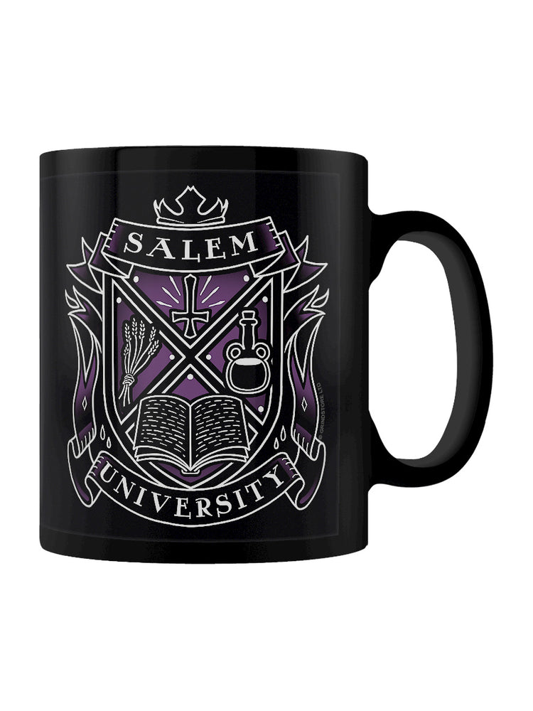 Salem University Black Mug