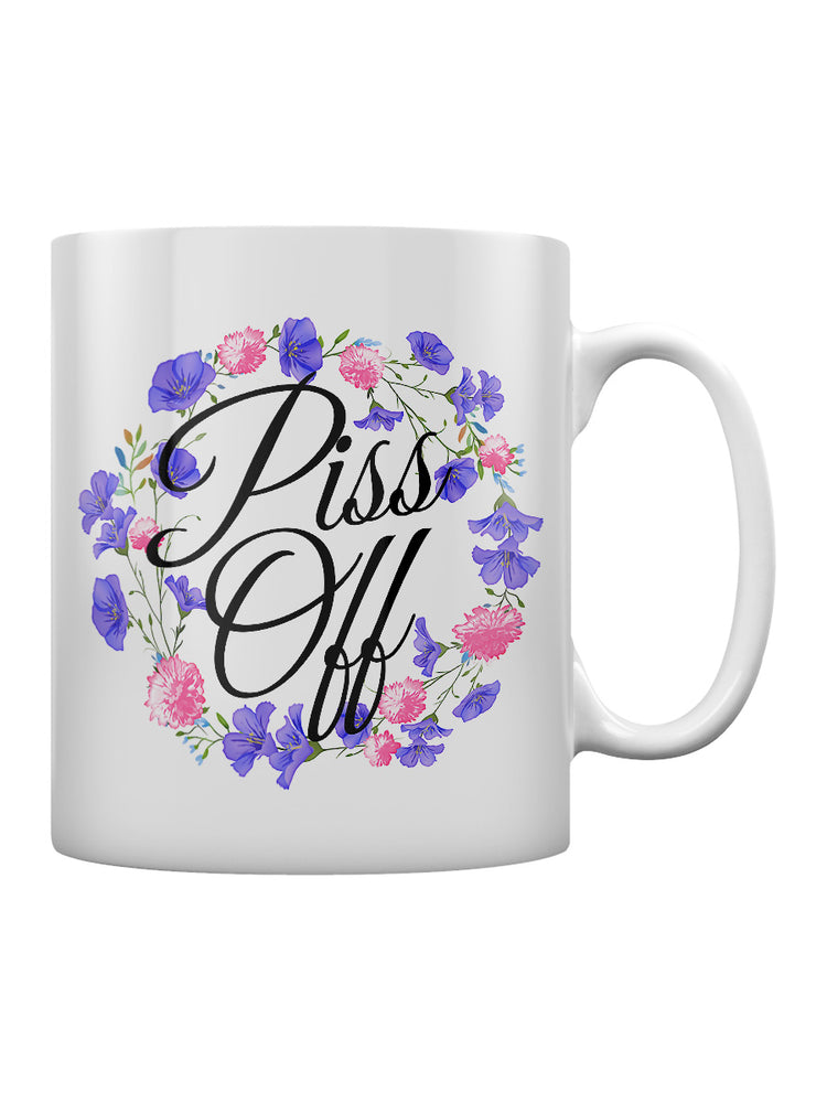 Piss Off Floral Mug