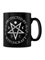 Protected By Witchcraft Black Mug