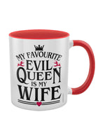 My Favourite Evil Queen Is My Wife Red Inner 2-Tone Mug