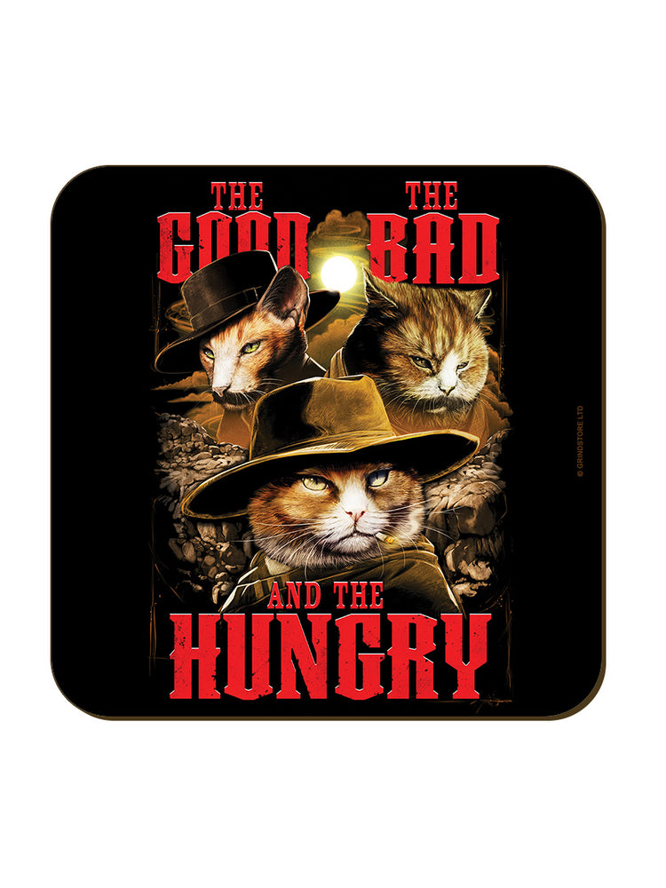 Horror Cats The Good, The Bad & The Hungry Coaster