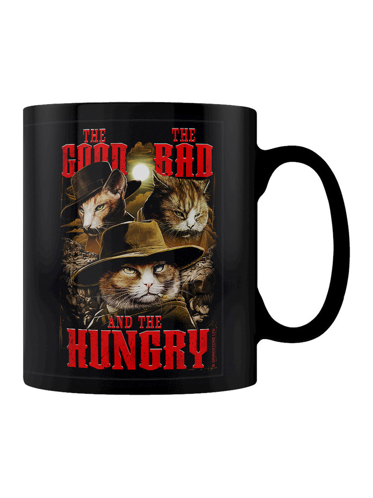 Horror Cats The Good, The Bad & The Hungry Black Mug