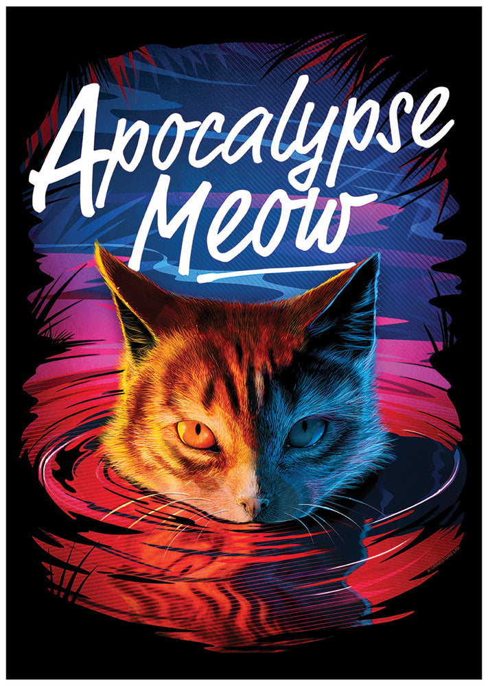 Horror Cats Apocalypse Meow Mini Poster