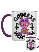 Godless Heathen Purple Inner 2-Tone Mug