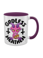 Godless Heathen Purple Inner 2-Tone Mug