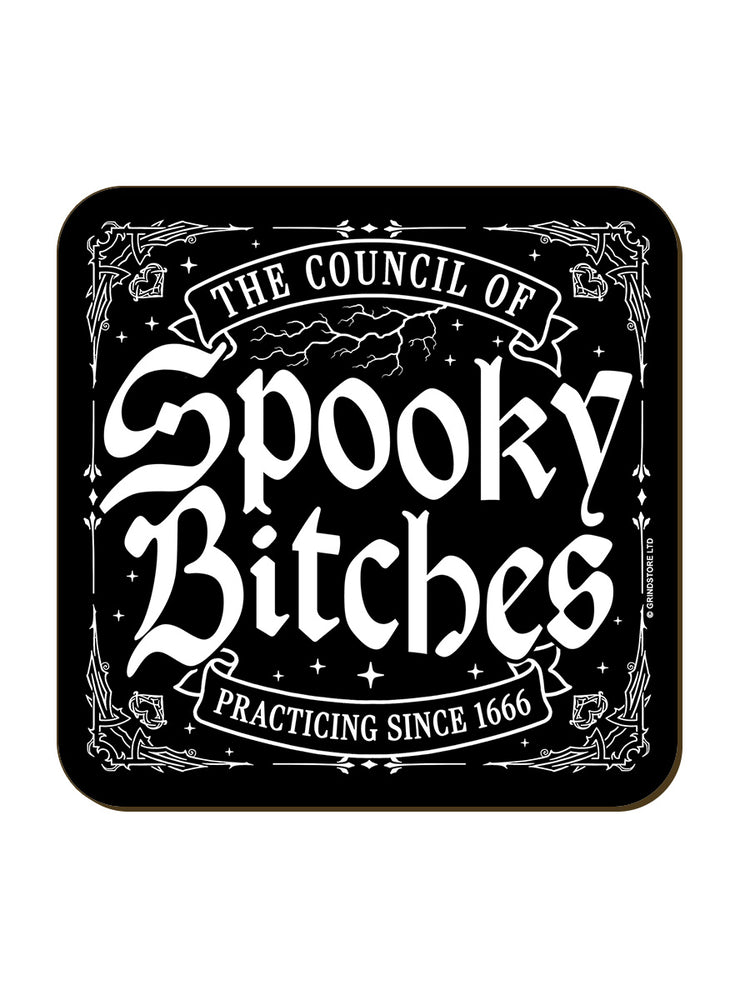 The Council Of Spooky Bitches Coaster