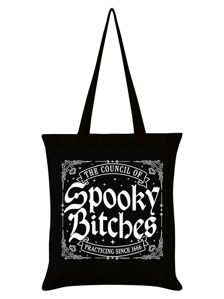 The Council Of Spooky Bitches Black Tote Bag