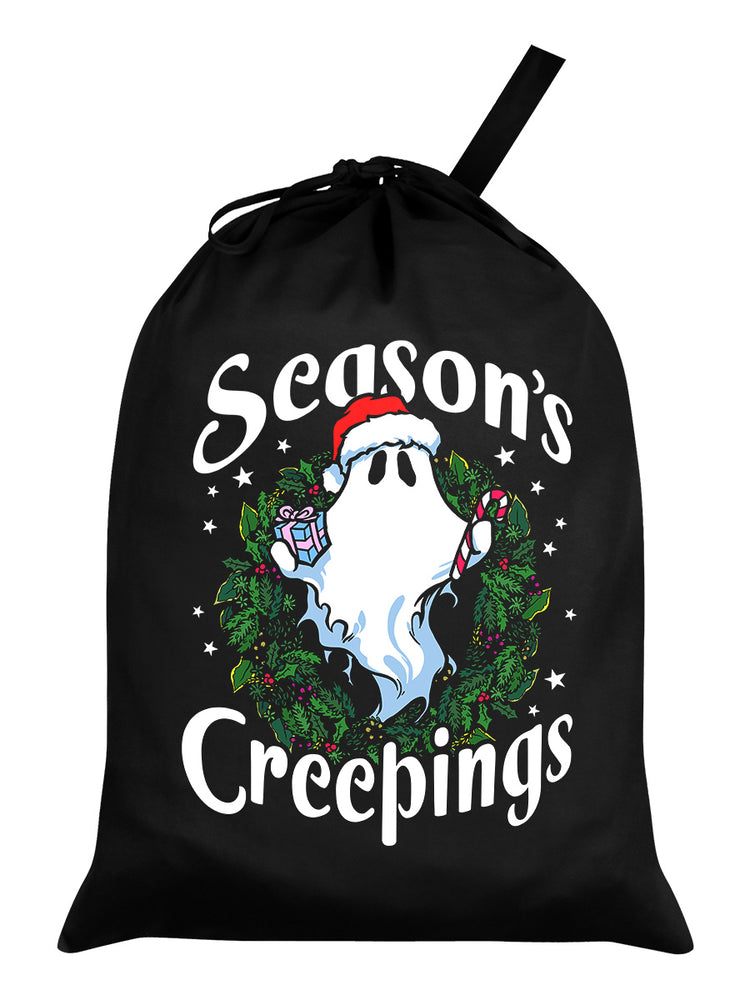 A Ghosts Seasons Creepings Black Santa Sack