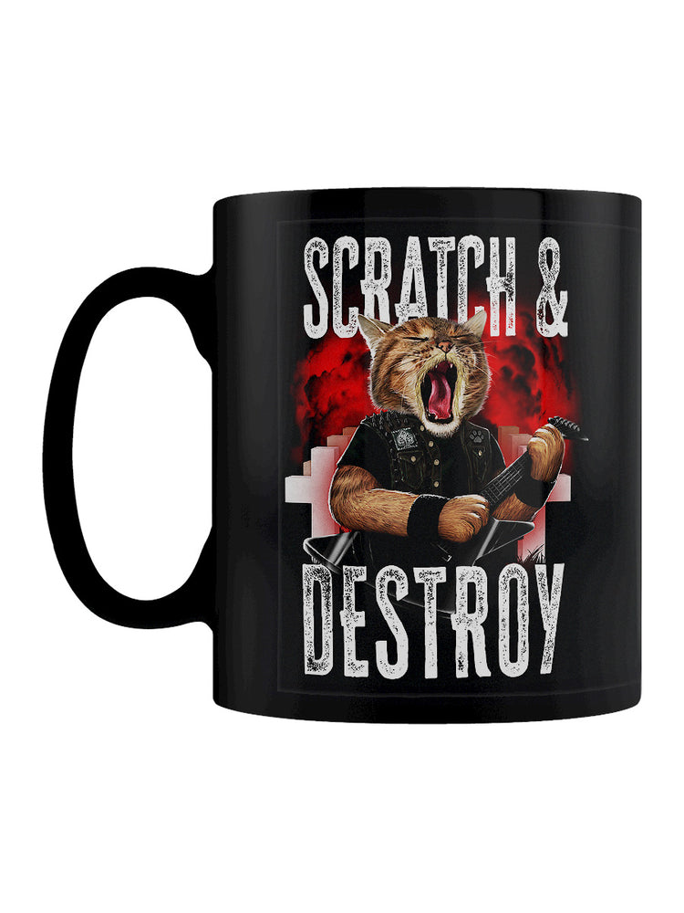 Playlist Pets Scratch & Destroy Black Mug