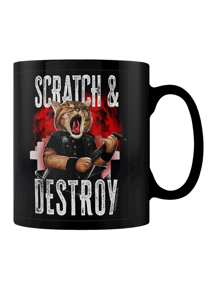 Playlist Pets Scratch & Destroy Black Mug