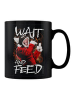 Playlist Pets Wait and Feed Black Mug