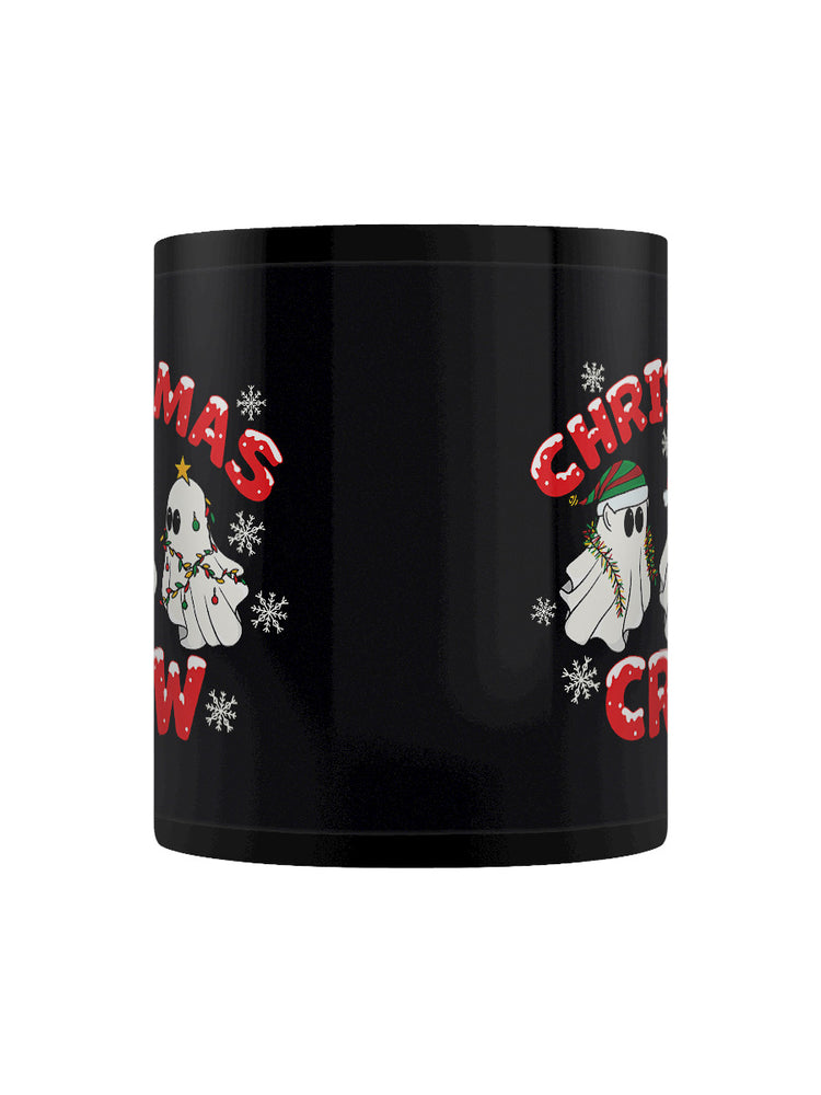 Ghosts Christmas Crew Black Mug