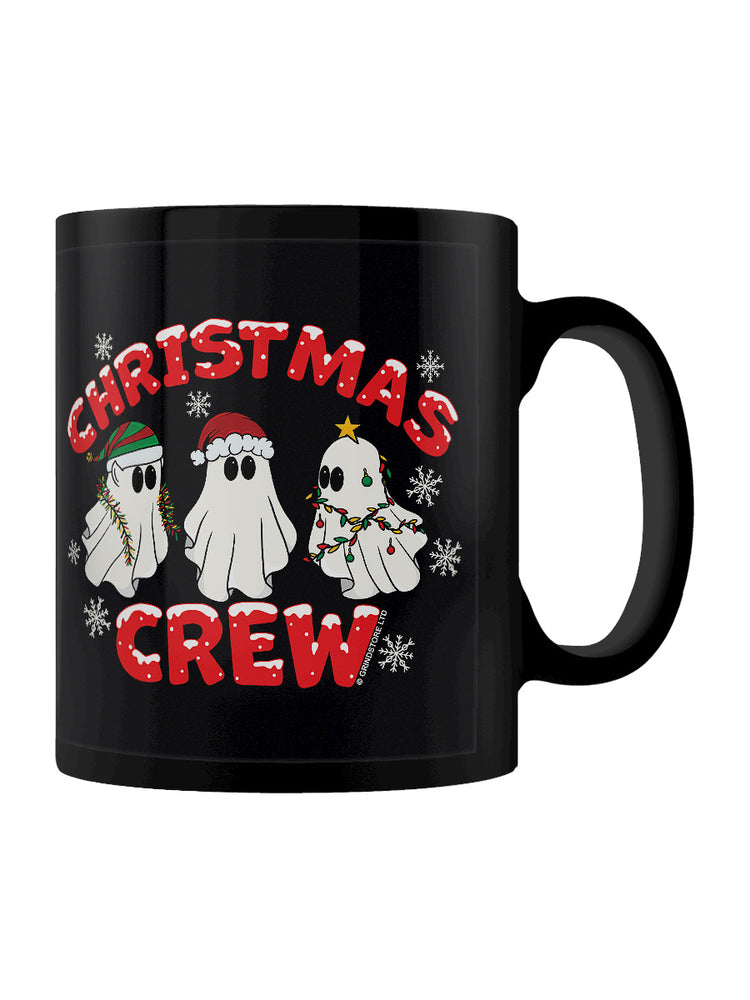 Ghosts Christmas Crew Black Mug