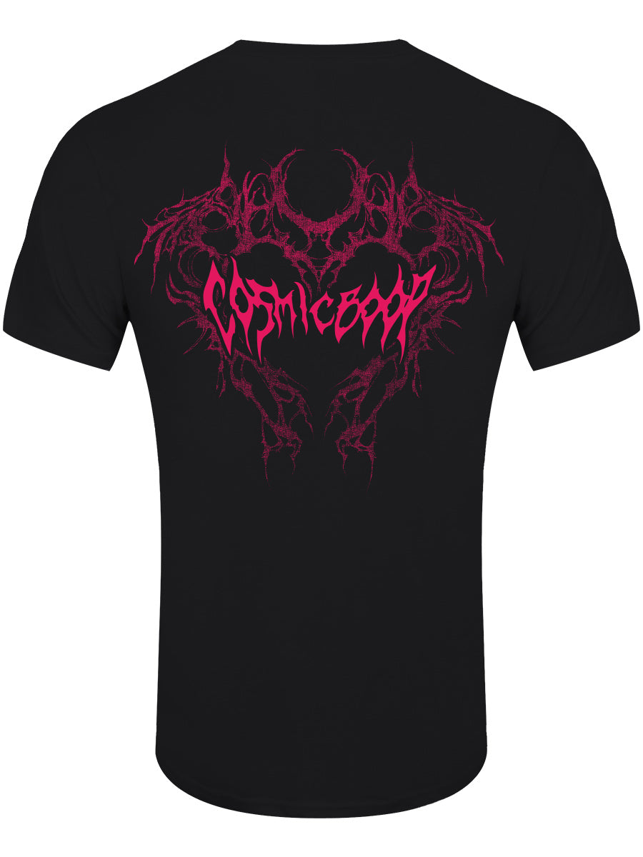 Cosmic Boop Smile Men's Black T-Shirt