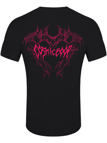 Cosmic Boop Smile Men's Black T-Shirt