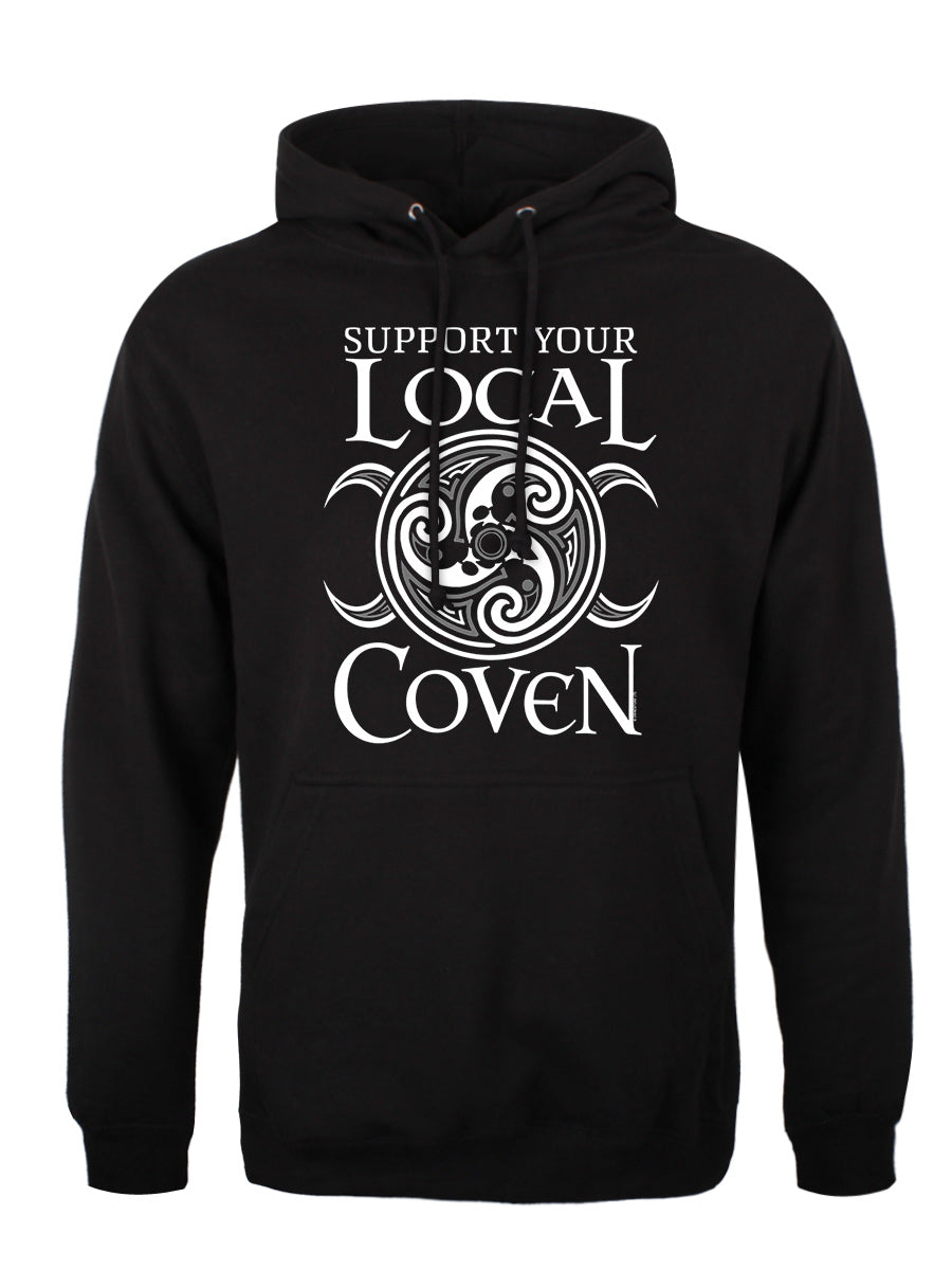 Support Your Local Coven Men's Black Hoodie