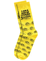 Twisted Soles Ray of Fucking Sunshine Adult Socks - Size Options