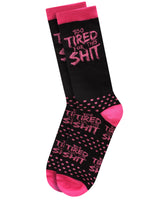 Twisted Soles Too Tired For This Shit Adult Socks - Size Options