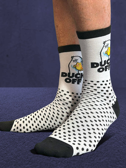 Twisted Soles Duck Off Novelty Adult Socks - 1 Pair