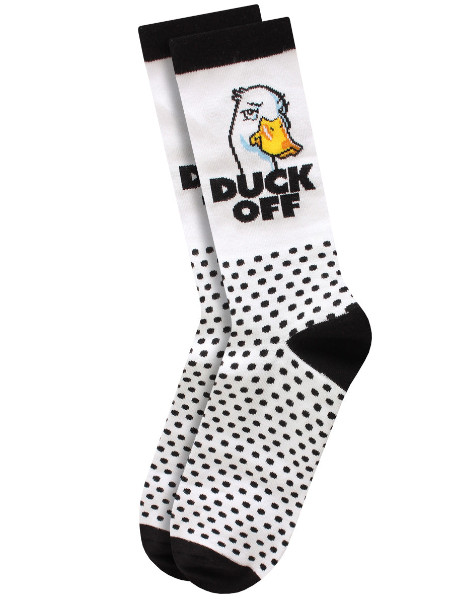 Twisted Soles Duck Off Novelty Adult Socks - 1 Pair