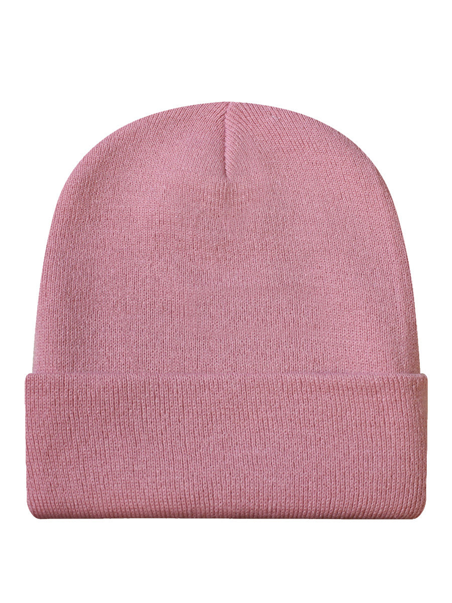 Karma Is A Cat Pale Pink Beanie