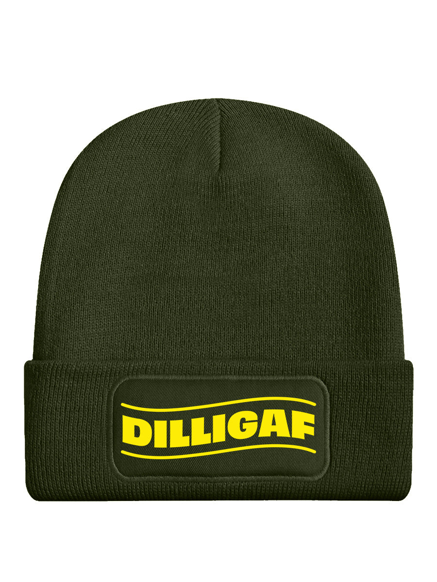DILLIGAF Olive Green Beanie