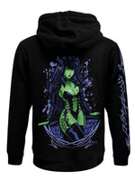 Requiem Collective Halle Black Zipped Premium Hoodie