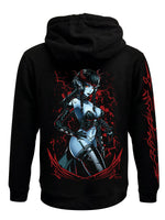 Requiem Collective Ruby Black Zipped Premium Hoodie