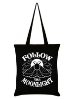 Follow The Moonlight Black Tote Bag