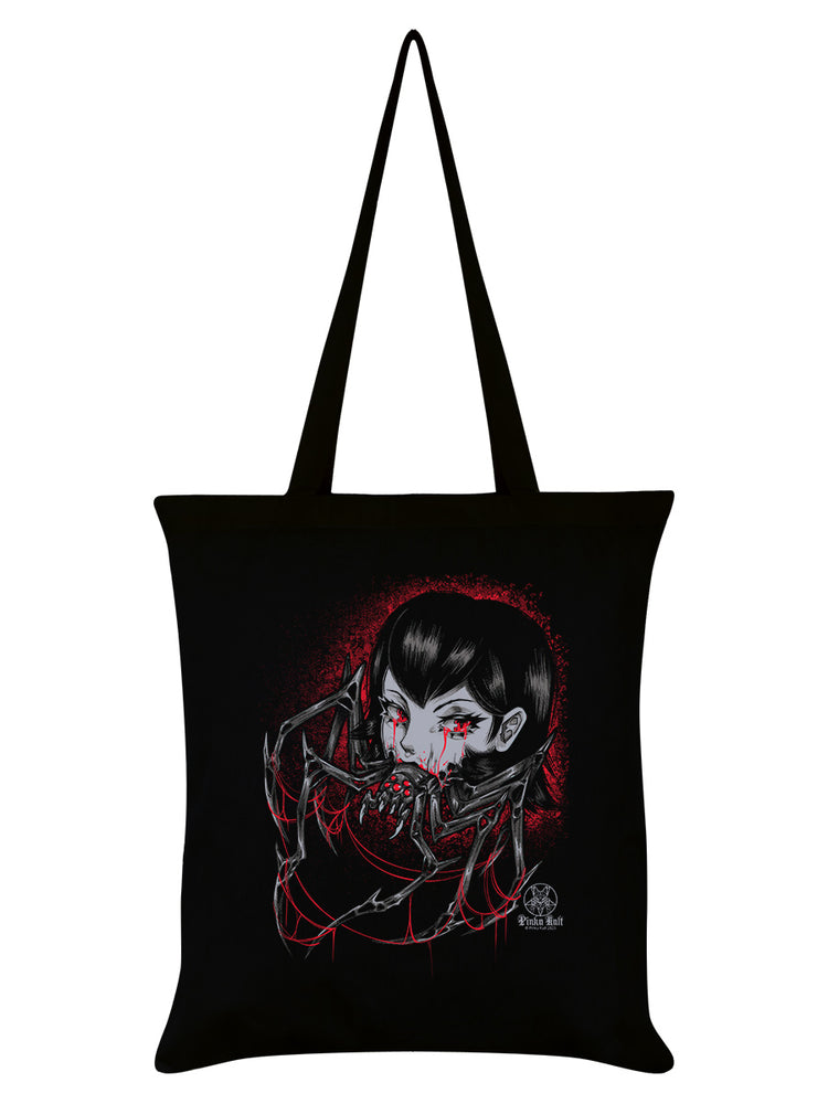 Pinku Kult Crawler Black Tote Bag