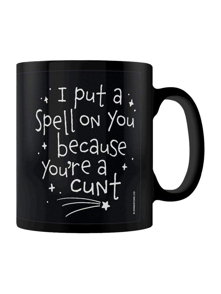 I Put A Spell On You Because...Black Mug