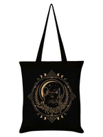 Little Lunar Black Tote Bag