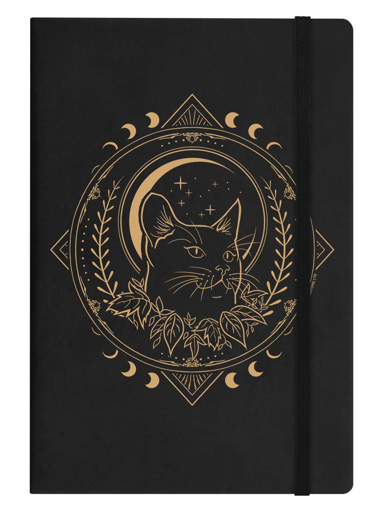 Little Lunar Black A5 Hard Cover Notebook