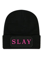 Slay Black Beanie