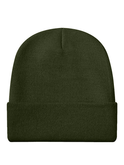 Strange & Unusual Olive Green Beanie