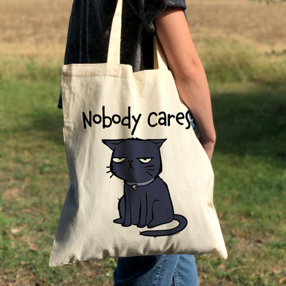 Nobody Cares. Cream Tote Bag