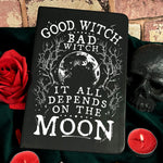 It All Depends On The Moon A5 Hard Cover Notebook