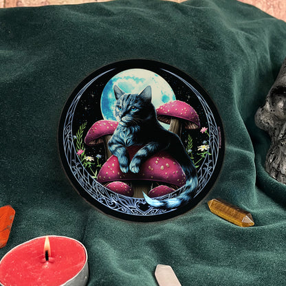 Mushroom Kitten Coaster