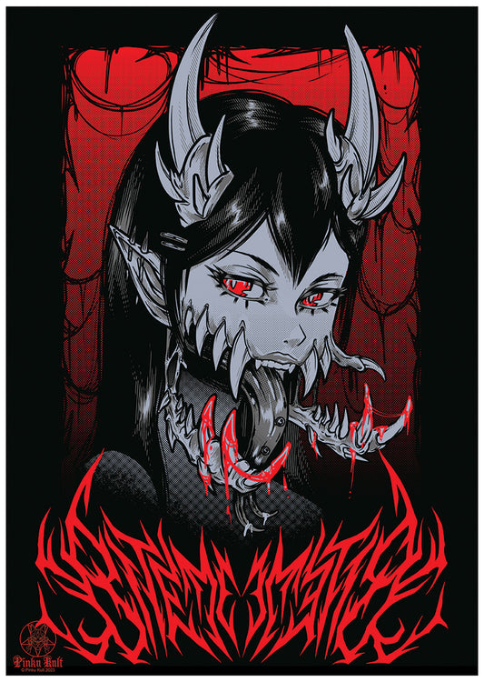 Pinku Kult Bite Print