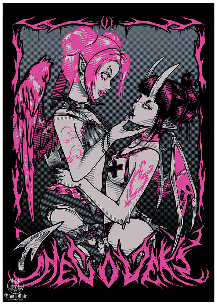 Pinku Kult The Lovers Print